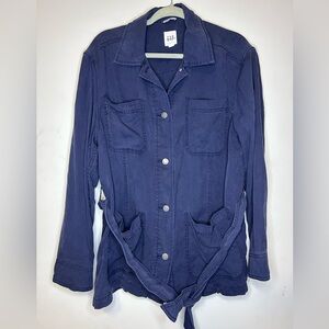 GAP Utility Jacket Navy Blue size Large SKU B24